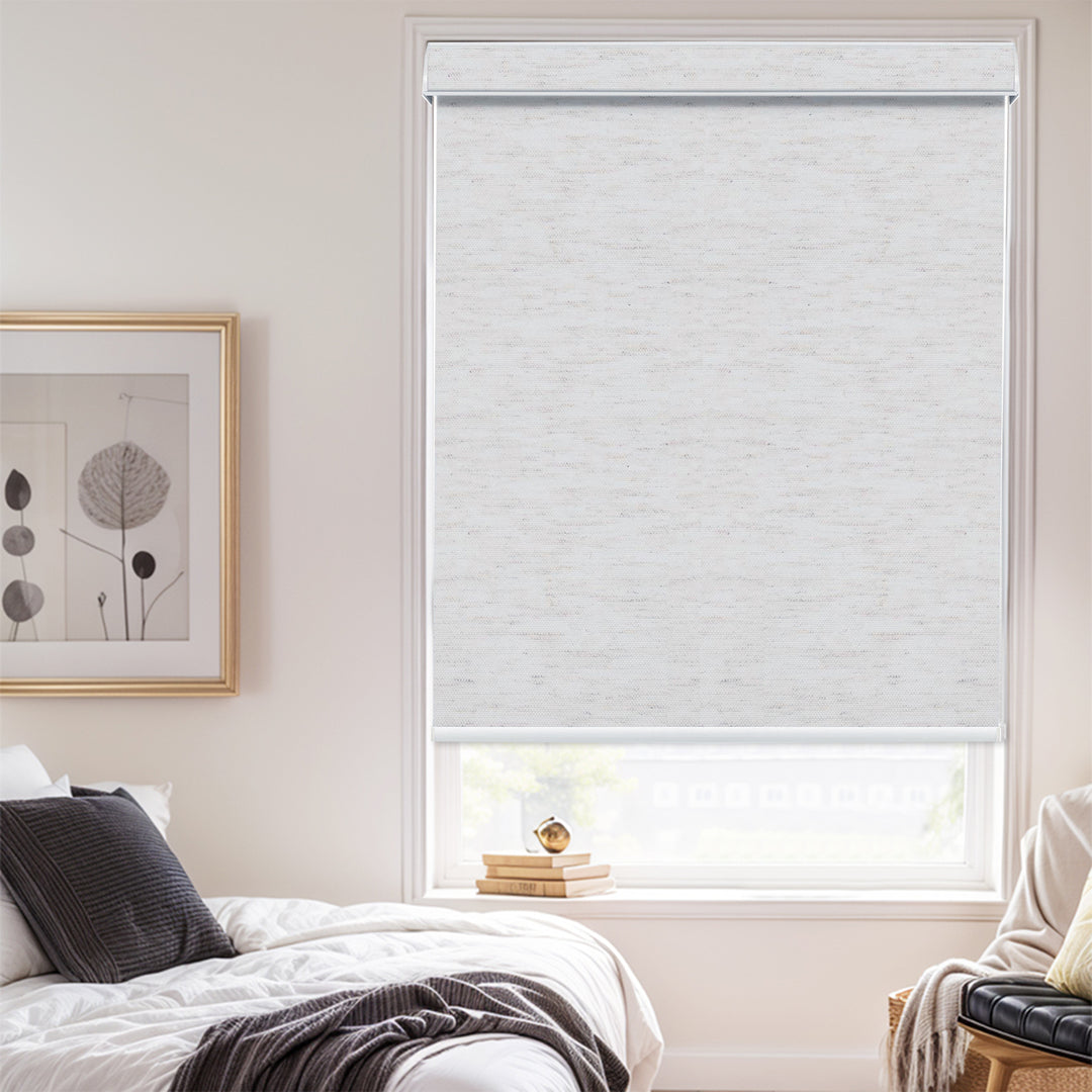 SmartView  Motorized Roller Shades 50% Blackout Linen
