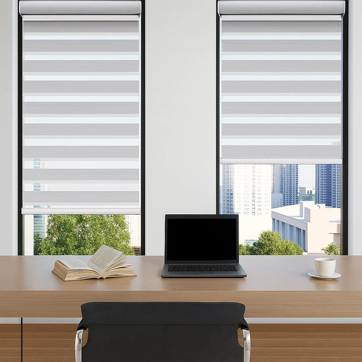 Zebra Shades 90% Blackout 75mm Astrid SmartView